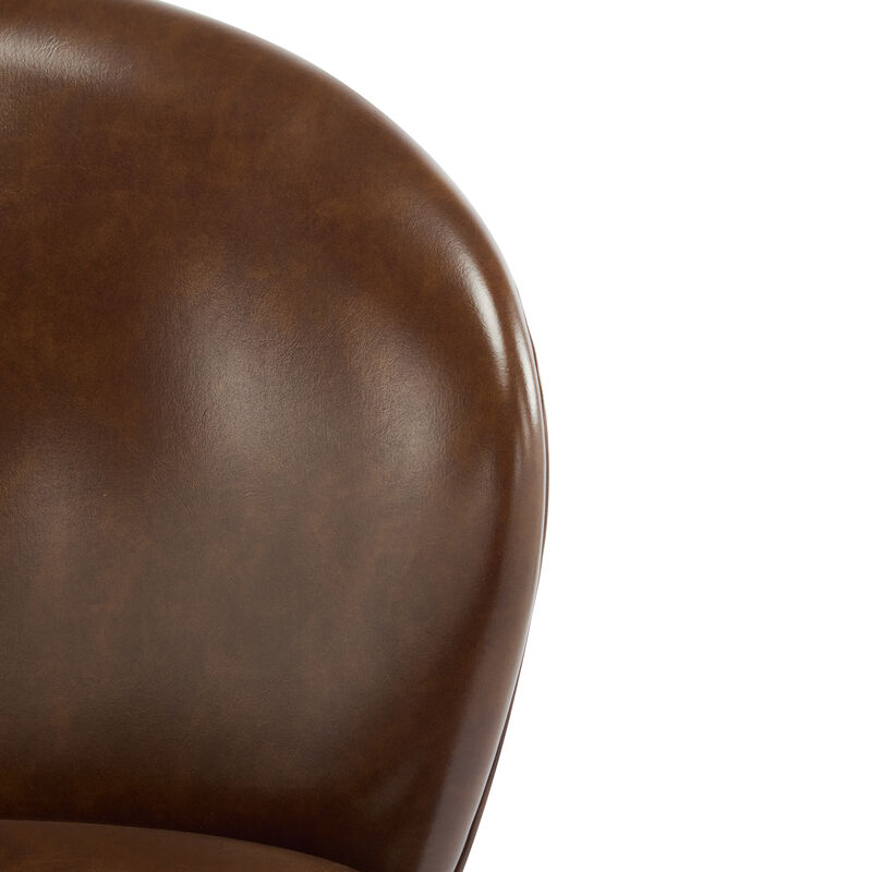 Christopher Knight Home Horace Contemporary Upholstered Bar Stool with Gilded Metal Legs (Set of 2) image number 8