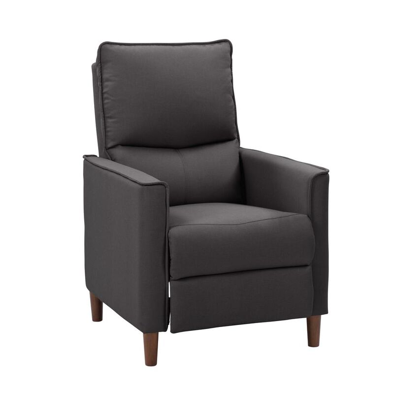 CorLiving Alder Manual Recliner in Dark Grey