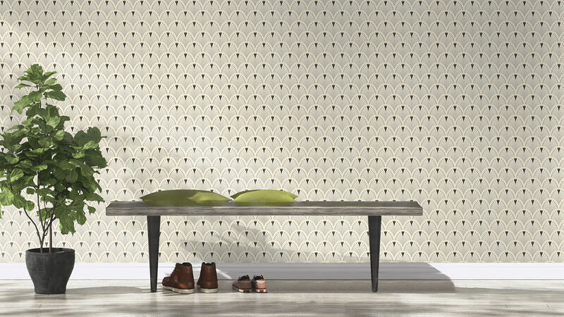 Ruhlmann Cream Fan Wallpaper image number 7