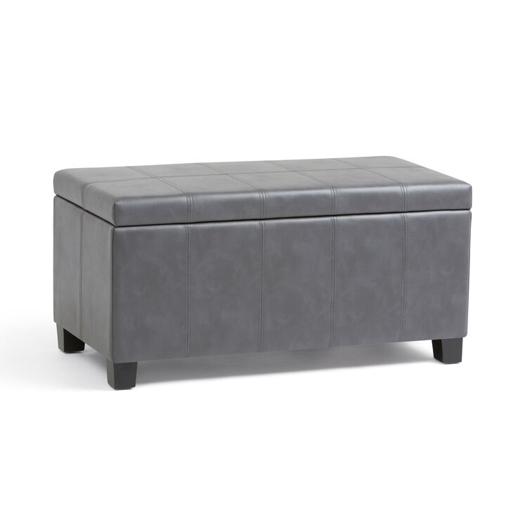Simpli Home Dover Storage Ottoman Bench