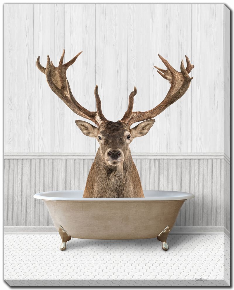 Bath Time Deer image number 0