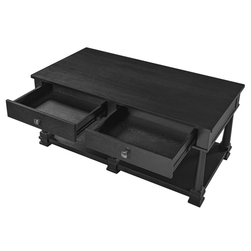 Grordo Farmhouse Wooden Coffee Table image number 7