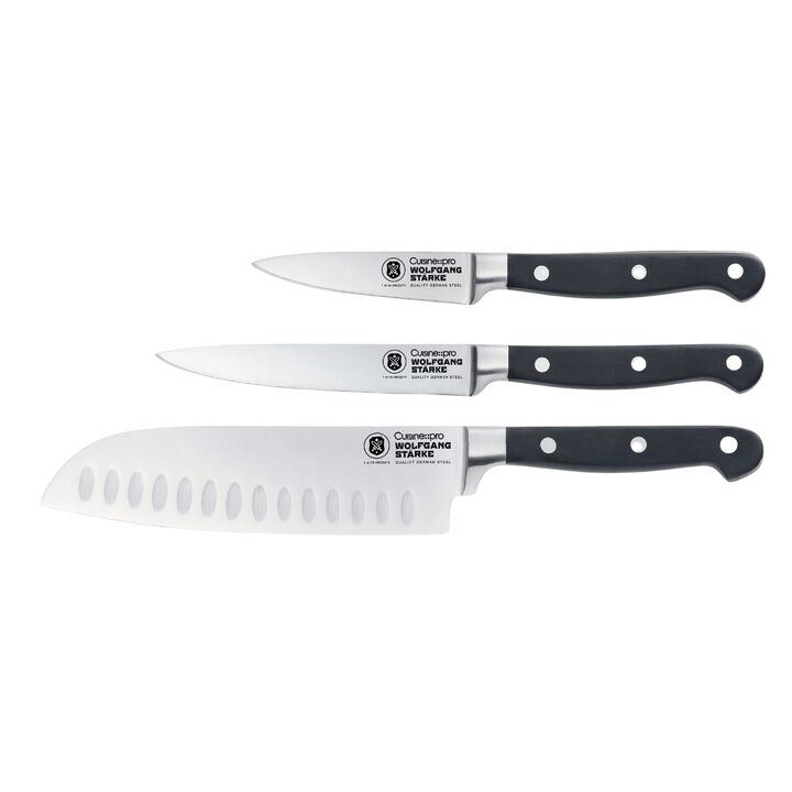 WOLFGANG STARKE™ 3 Piece Kitchen Starter Knife Set