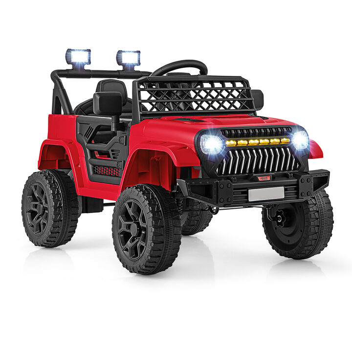 Kids 12V Ride On Truck Car with Music Player and Remote Control