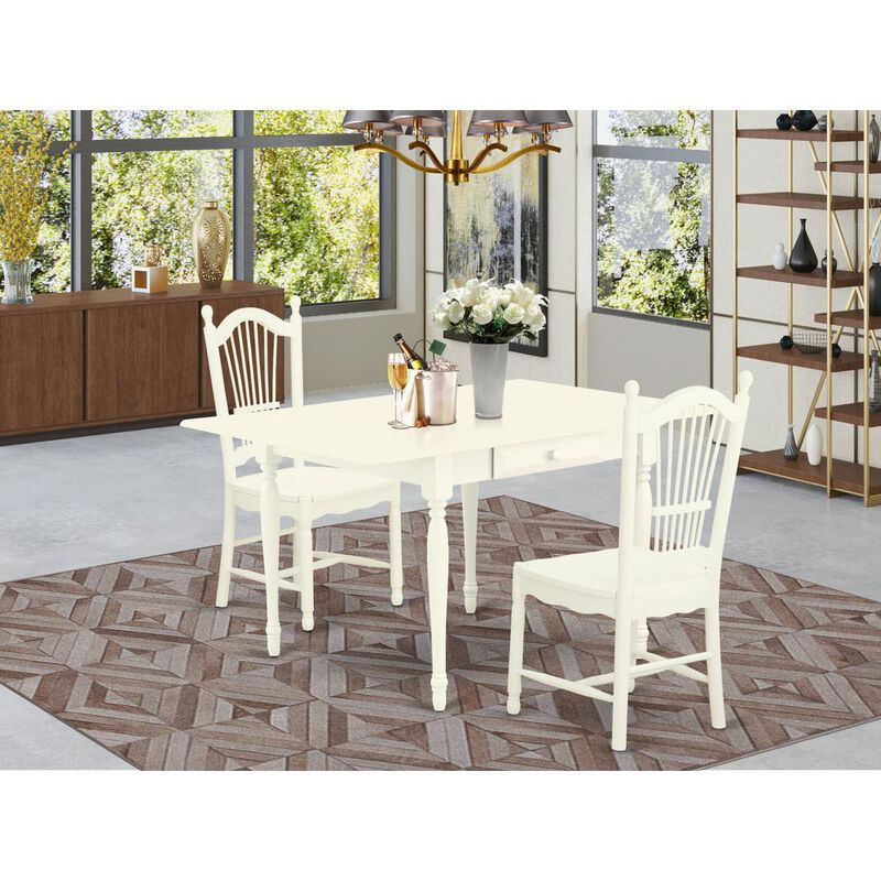 Dining Room Set Linen White