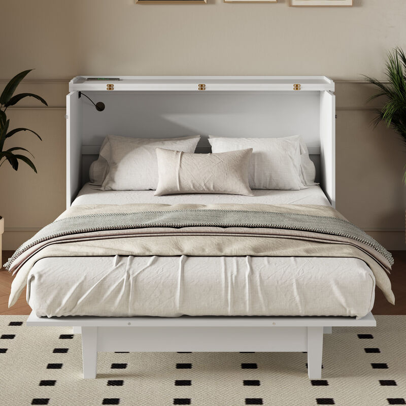 Merax Murphy Bed with Charging Station