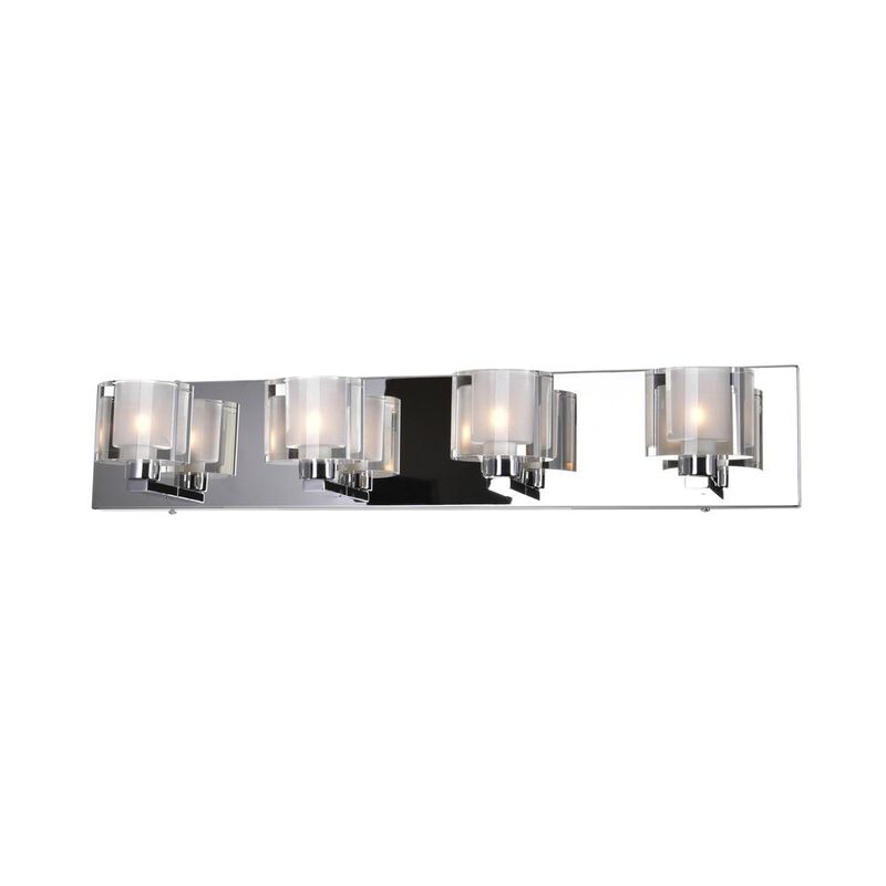 CWI Lighting Tina 4 Light Wall Sconce With Chrome Finish