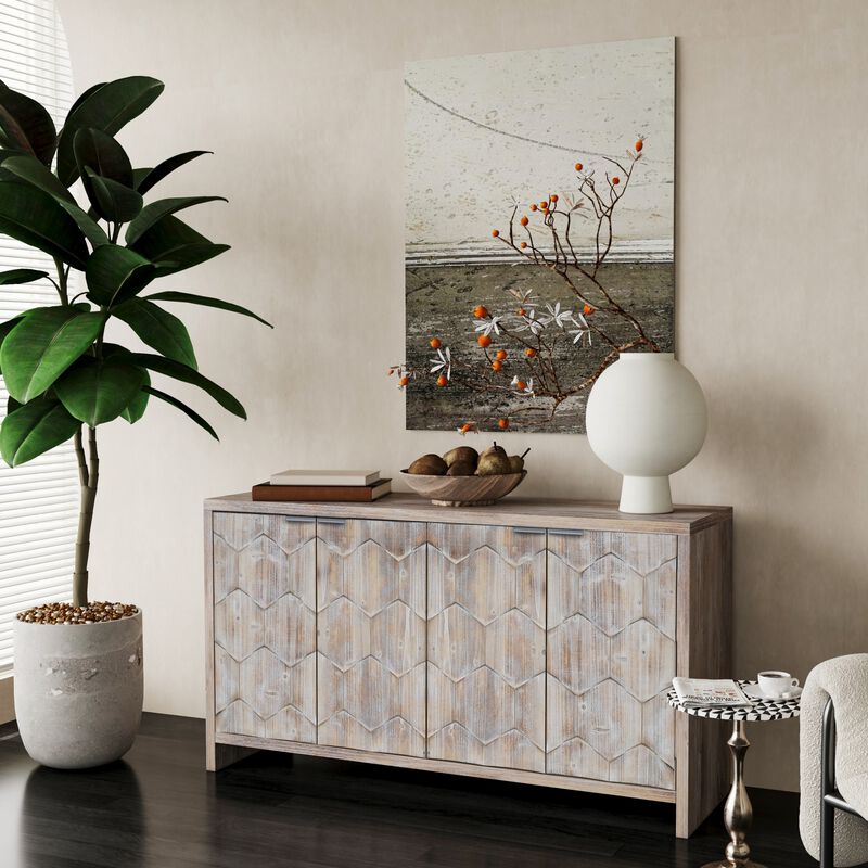 Susgus Farmhouse Accent Cabinet image number 4