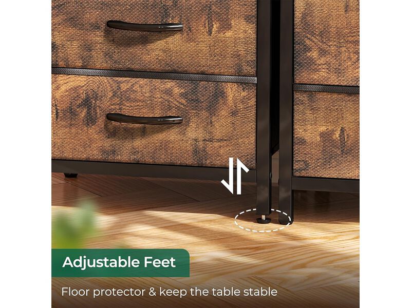 Huuger End Table Side Table with USB Ports and Outlets