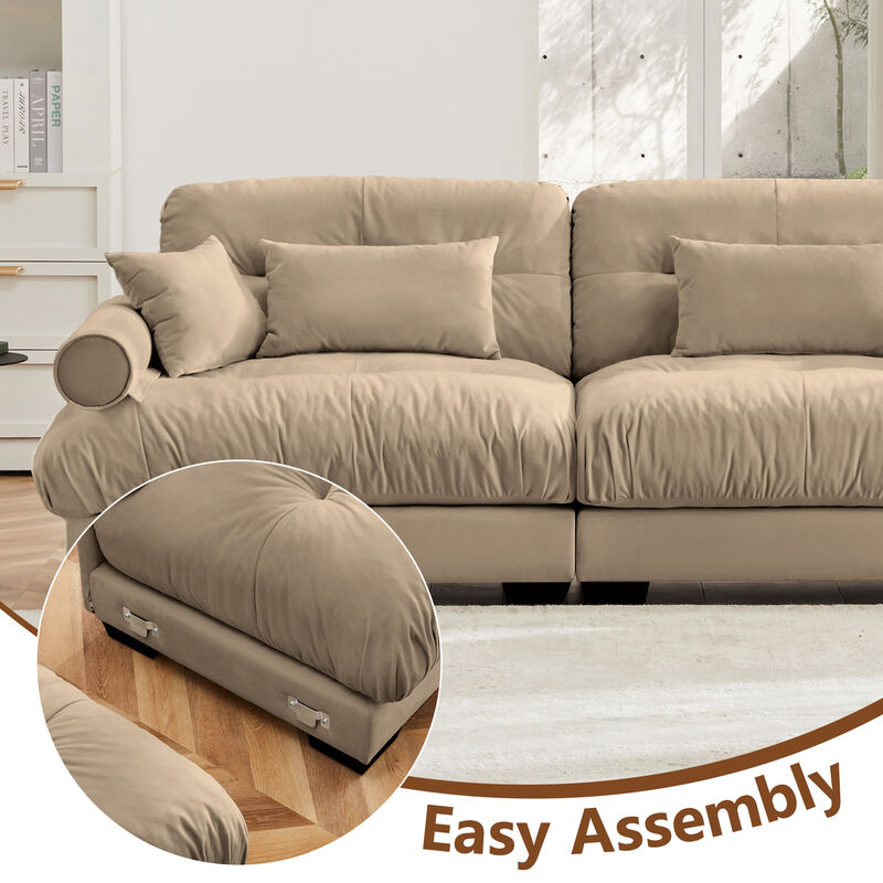 Plizer Large Size Modern Loveseat image number 8