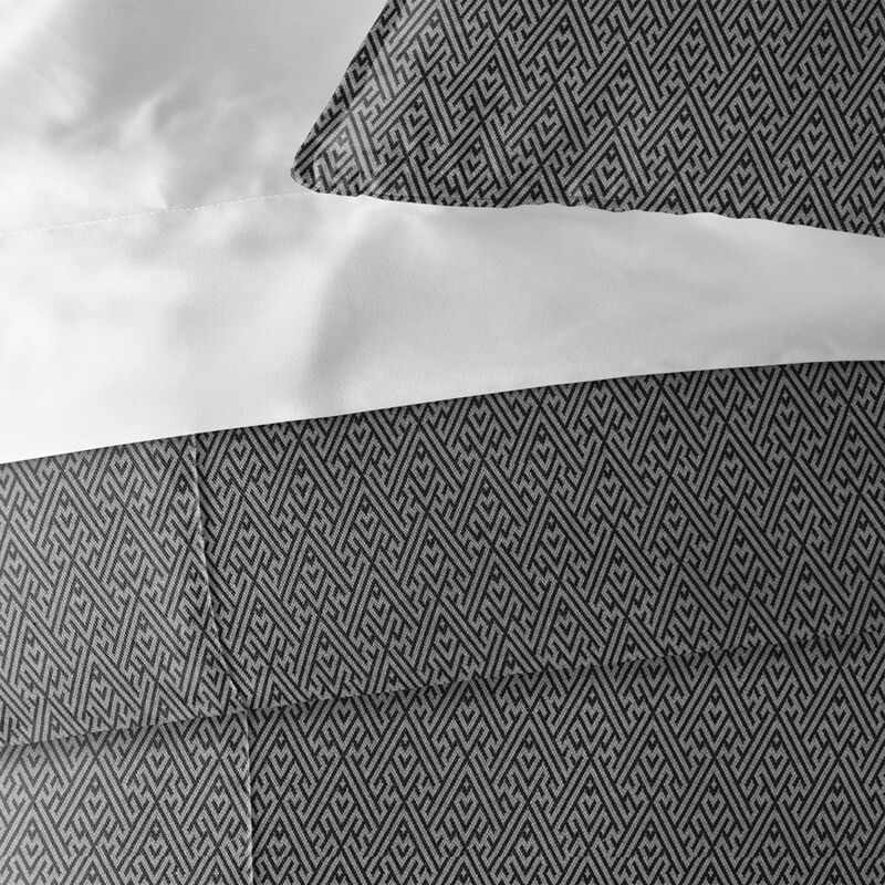 6ix Tailors Fine Linens Halifax Granite Duvet Cover Set