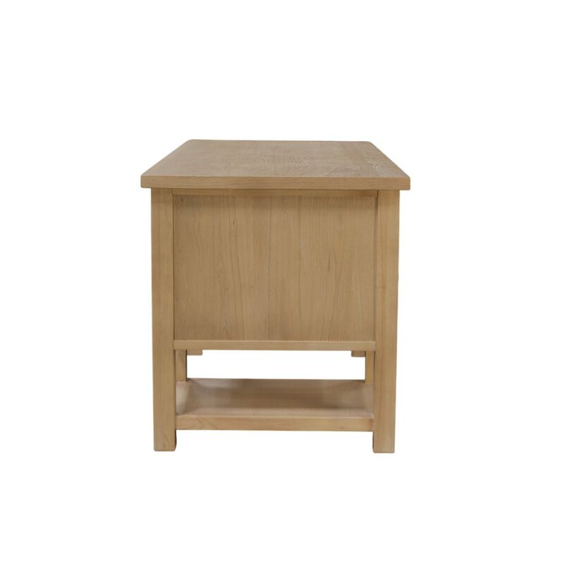 Alpine Furniture Emilia Desk in Natural Color image number 5