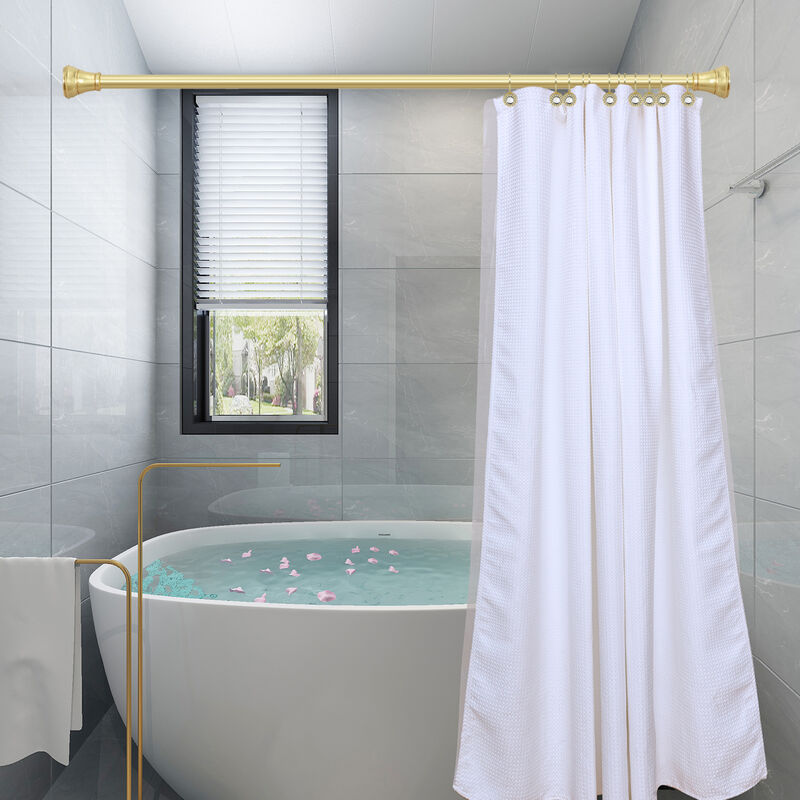Utopia Alley Rust-Resistant Metal Double Shower Curtain Hooks with Large Center Crystal, Shower Hooks Hangers for Bathroom, Kitchen Utensils, Curtains, Clothing, Towels etc - Set of 12 image number 7