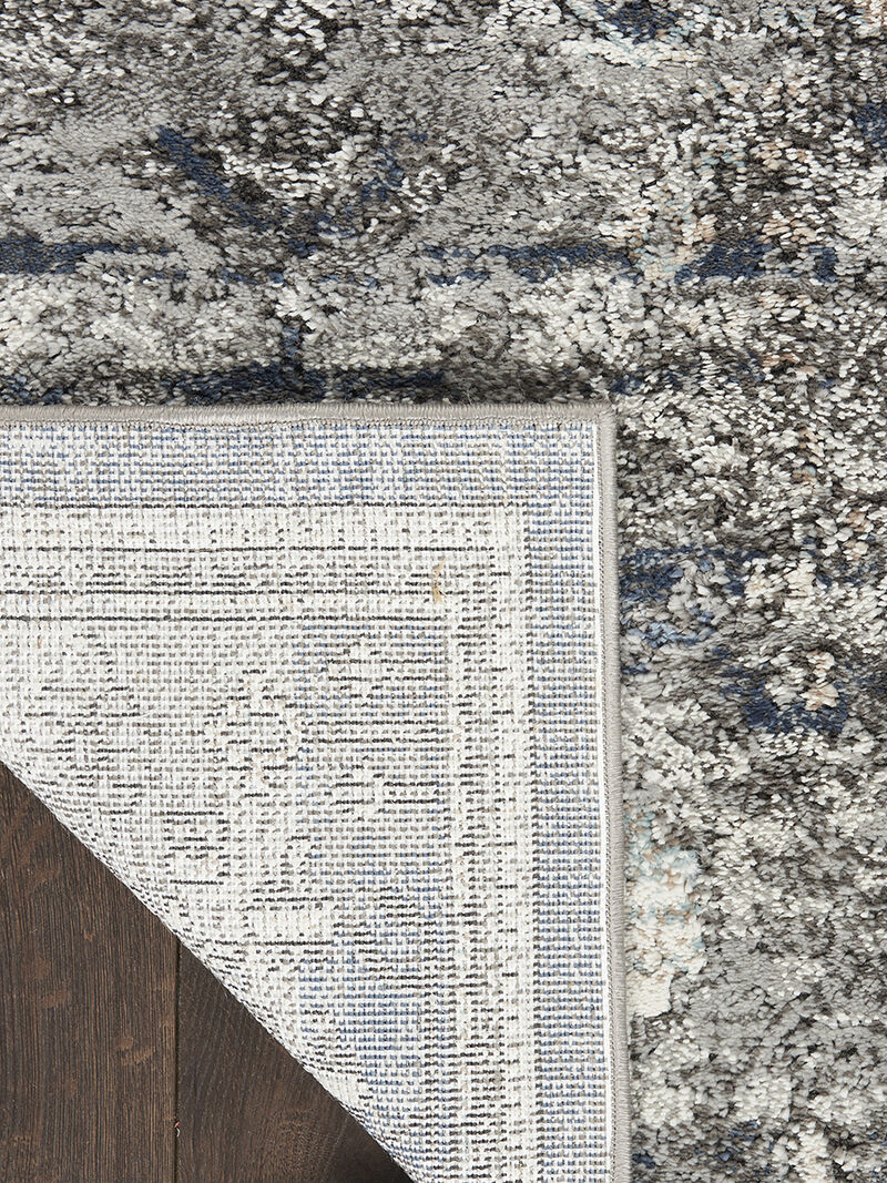 American Manor AMR02 Blue 3'11" x 5'11" Rug