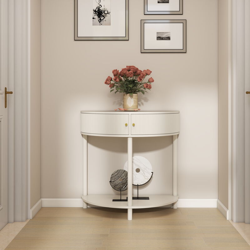 Spamug Demi-Lune Console Table image number 7