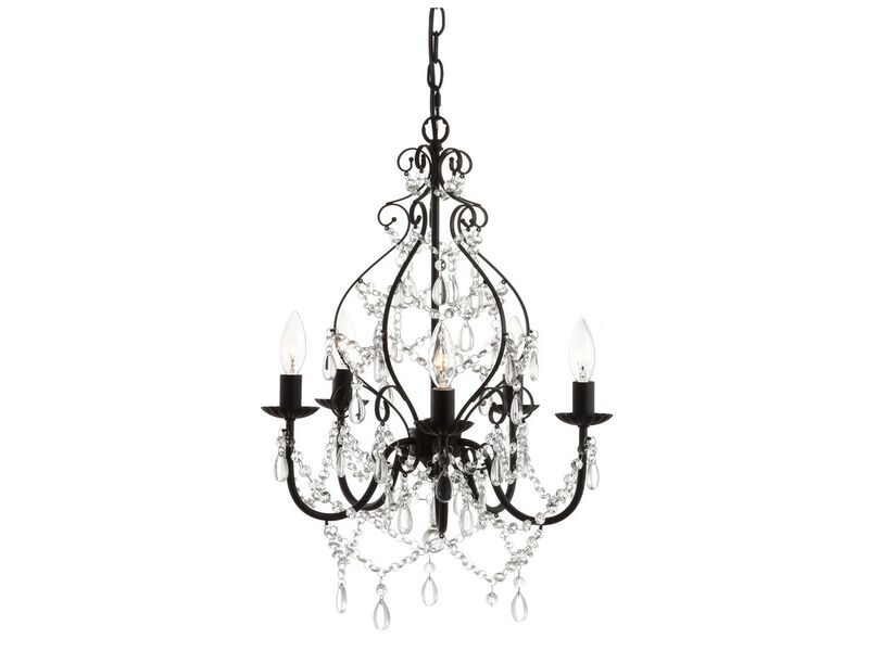 Maura Crystal/Metal LED Chandelier