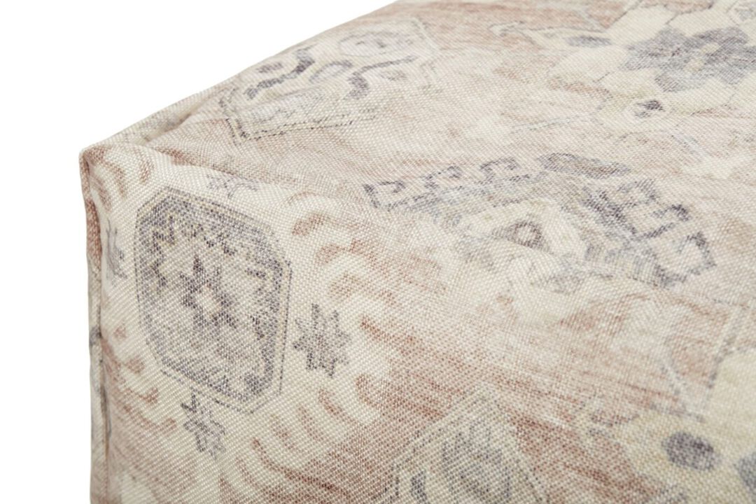 Poufs LPF0023 Rust / Multi 18"W x 18"D x 18"H