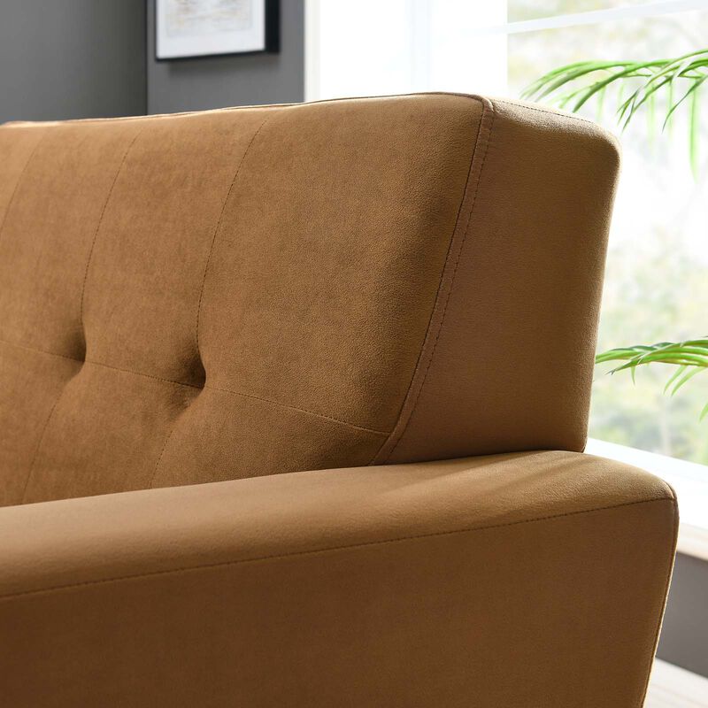 Engage Performance Velvet Armchair image number 5