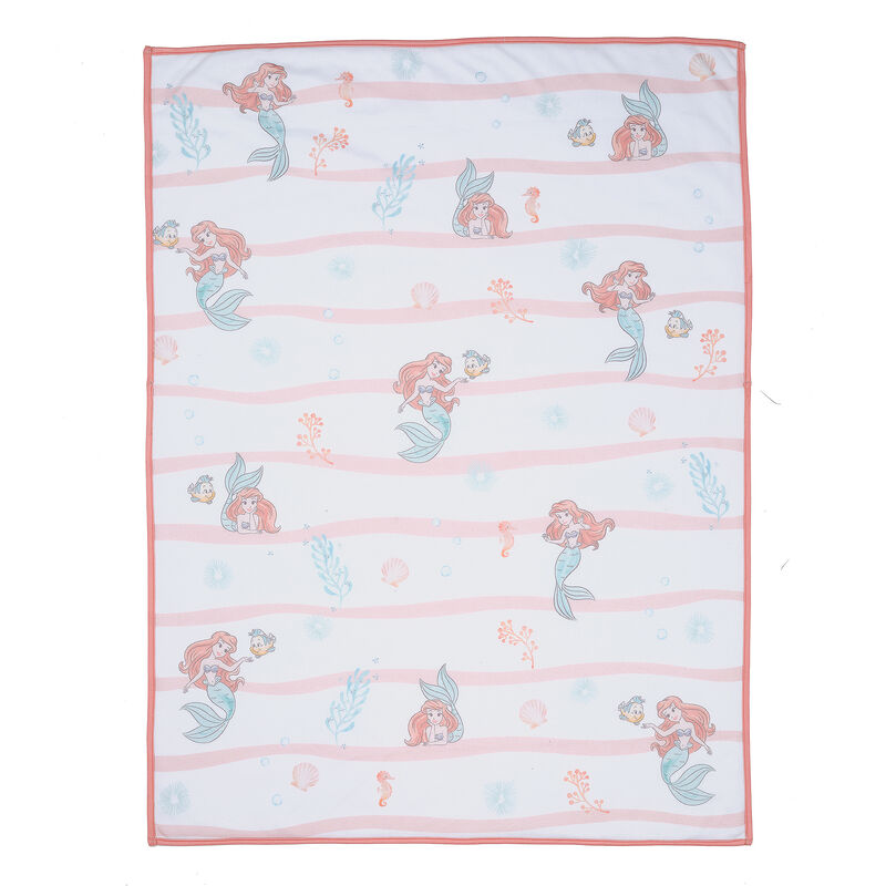 Bedtime Originals Disney Baby The Little Mermaid White Baby Blanket - Ariel