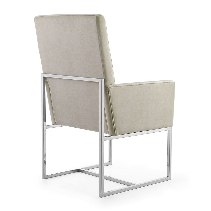 Element Cream Dining Arm Chair