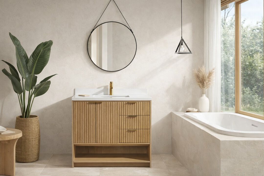 Diego 36" Bathroom Vanity Oak