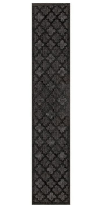 HomeRoots Trellis Indoor Outdoor Runner Rug