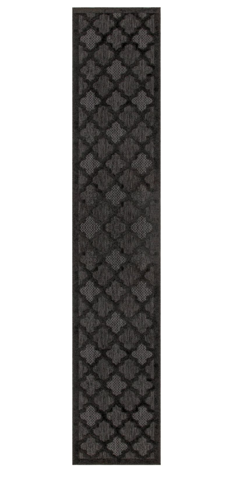 HomeRoots Trellis Indoor Outdoor Runner Rug image number 0