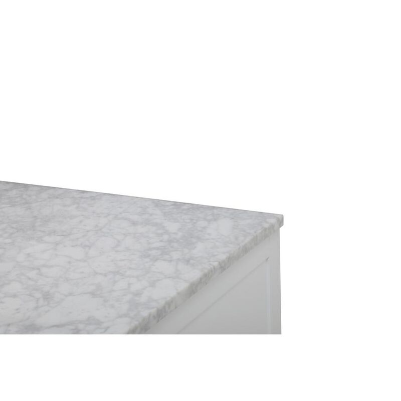 Elegant Kitchen and Bath 60 inch Single bathroom vanity in white