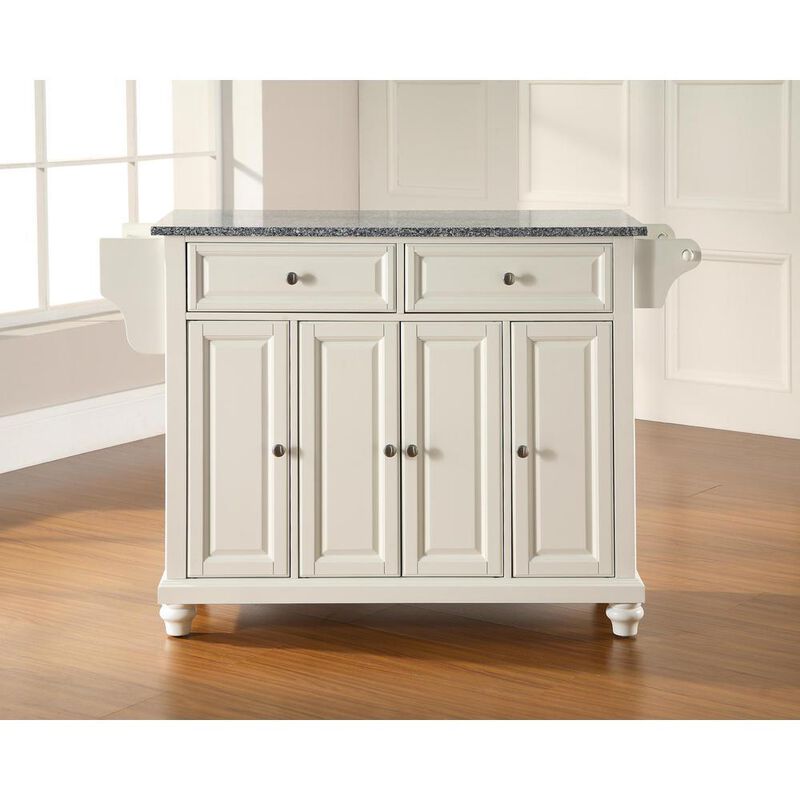Cambridge Granite Top Full Size Kitchen Island/Cart