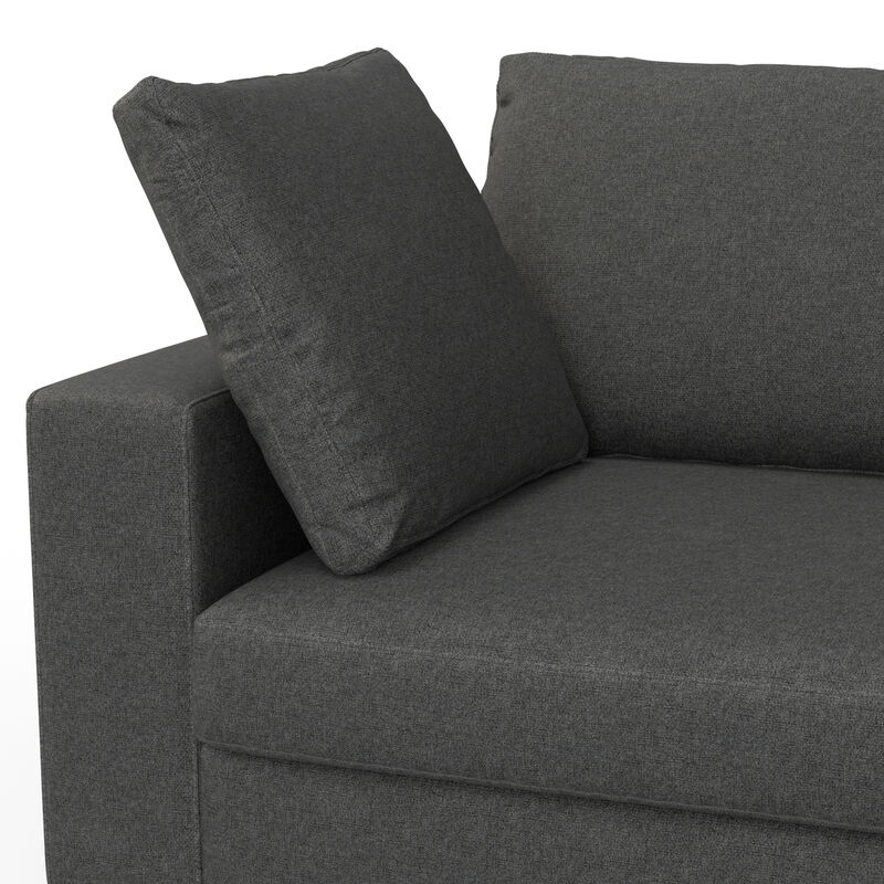 Charlie 78-inch Sofa in Tightly Woven Performance Fabric