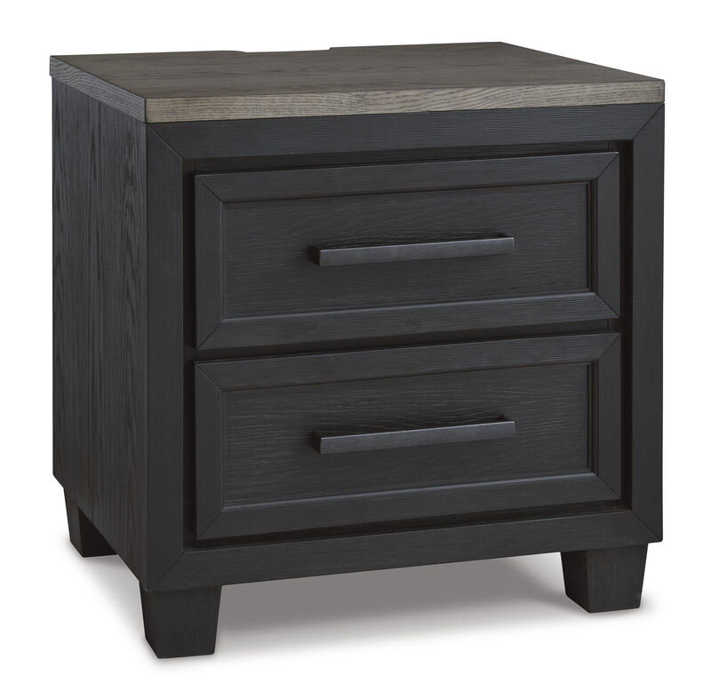 Foyland 2 Drawer Nightstand