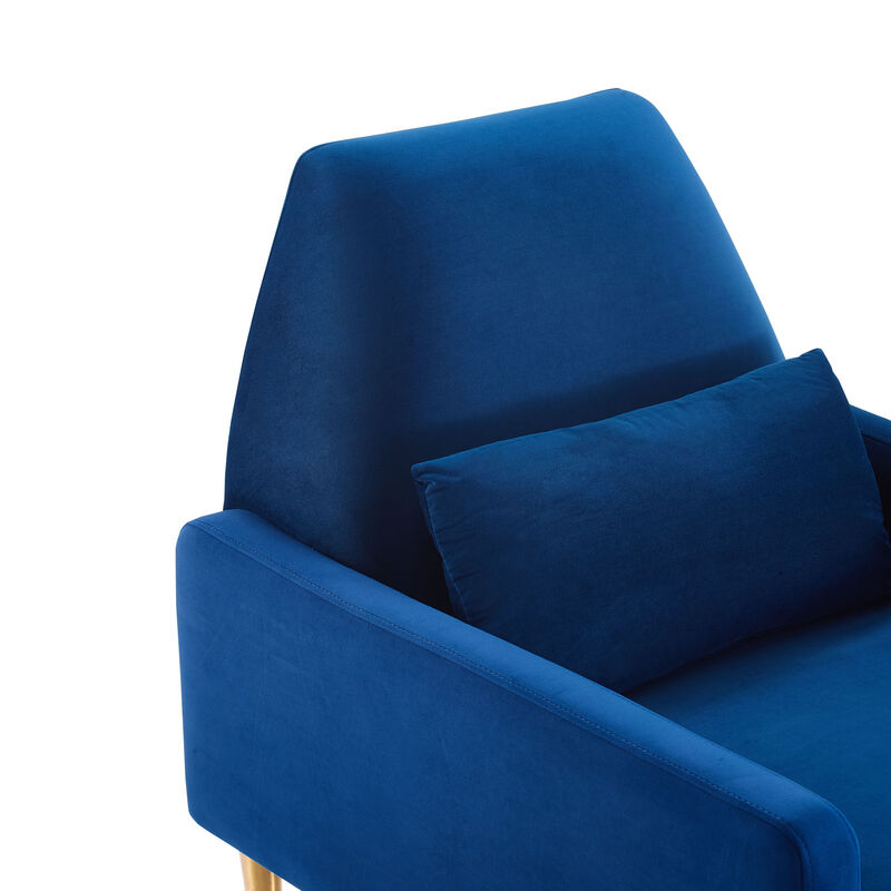 Liliana Performance Velvet Armchair image number 5
