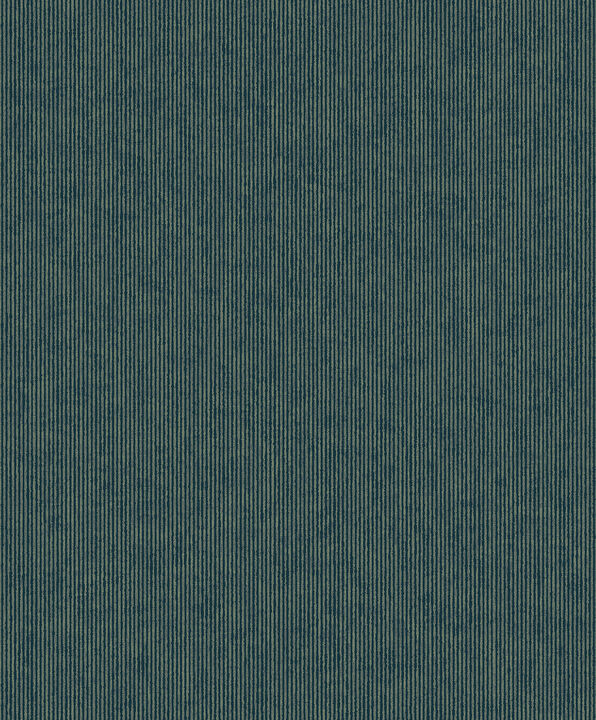 Leonardo Teal Flock Stripe Wallpaper
