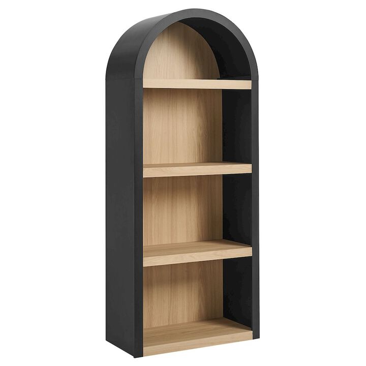 Caleb 4 Arched Display Shelf Bookcase