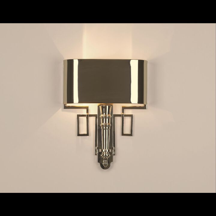 Torch Sconce Hardwire- Silver