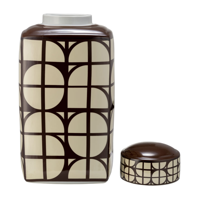 18H Square Jar W/ Lid image number 2
