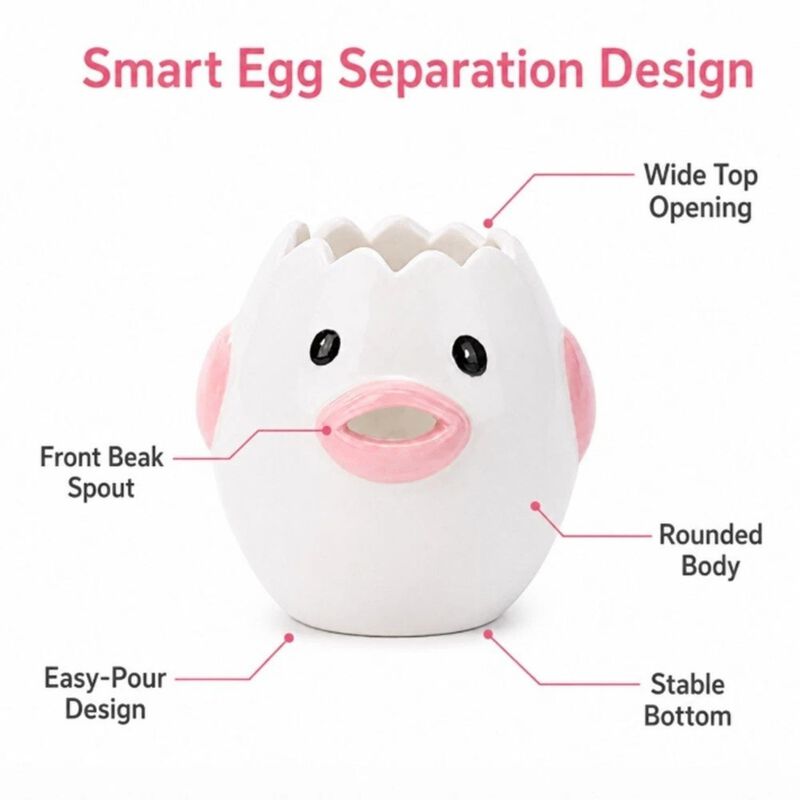 Ceramic Egg Yolk Separator image number 2