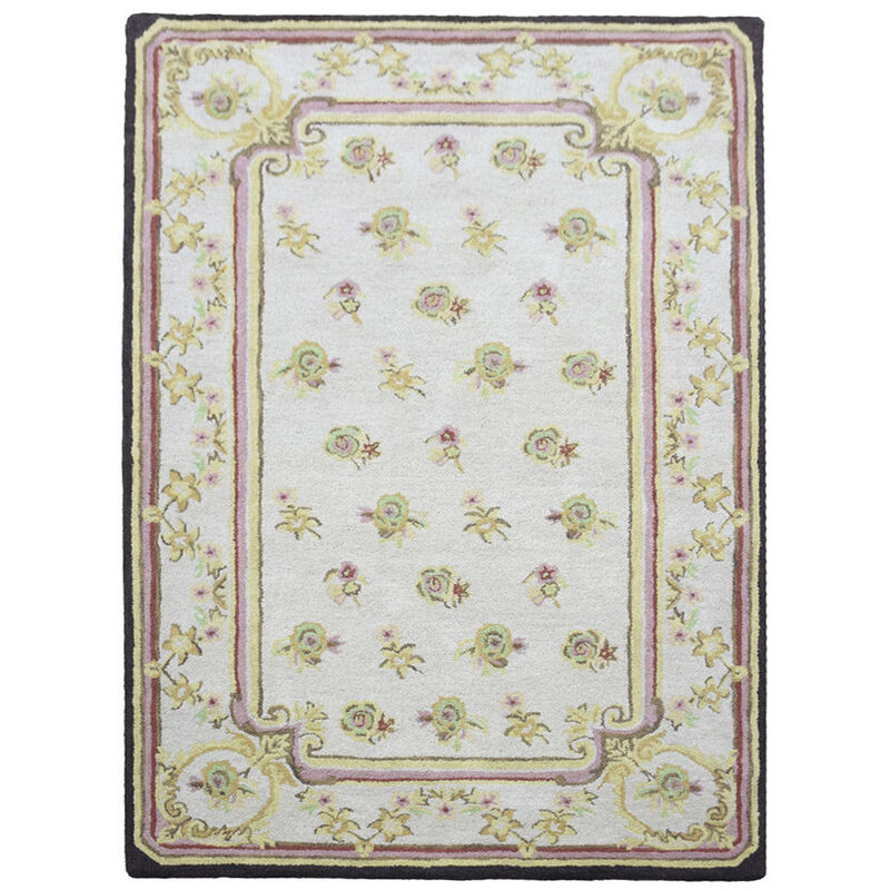 RUGSOTIC CARPETS HAND TUFTED WOOL ECO-FRIENDLY AREA RUGS  - Rectangle Shape, Size, Classic Oriental Traditional  Design, High Pile Thick Handmade Anti Skid Area Rugs (K00S08) image number 0