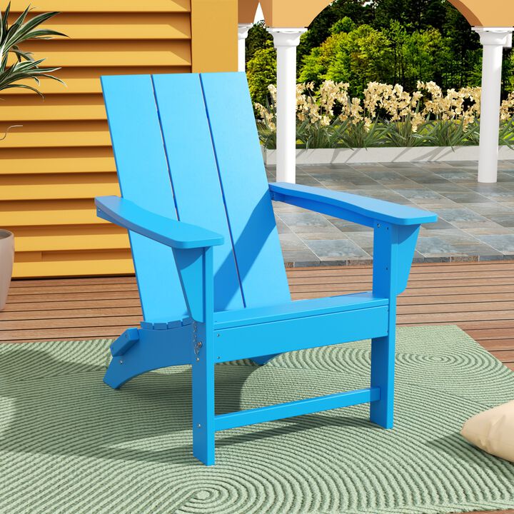 WestinTrends Modern Folding Adirondack Chair