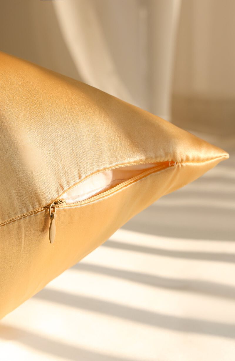22Momme Mulberry Silk Hidden&nbsp;Zipper Pillowcase