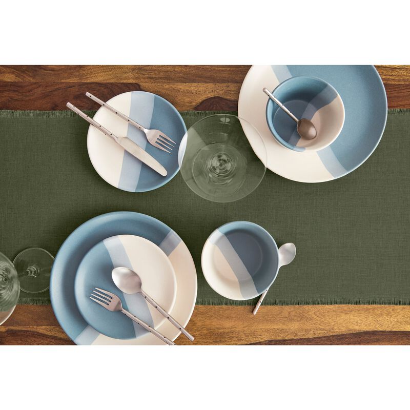 Linen Table Runner - Fringe image number 3