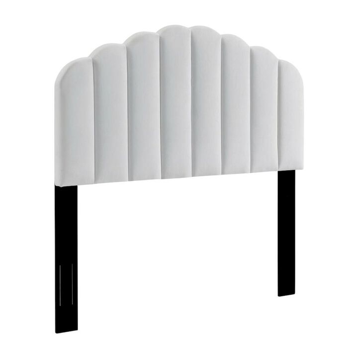 Performance Velvet Full/Queen Headboard in Plush Upholstery, Sturdy Frame Design
