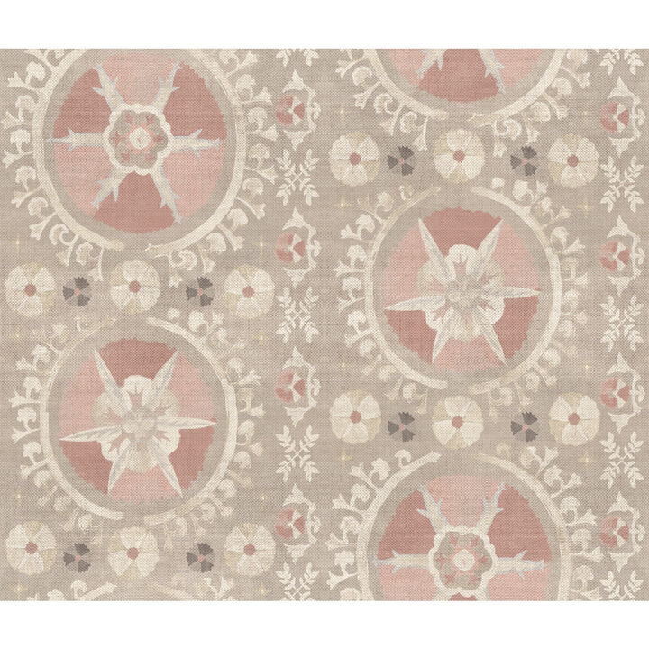 Fleurus Light Pink Wallpaper