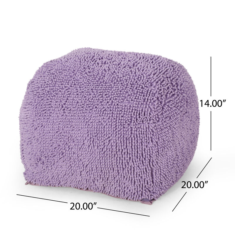 GOODSILO Spongy Microfiber Square Pouf for Comfortable Seating and Stylish Decor image number 2