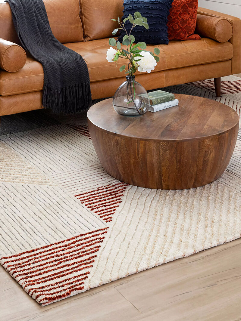 Bowen By Drew & Jonathan Home Central Valley Red 5' 3" X 7' 10" Rug