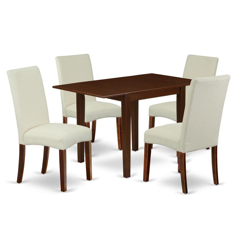 East West Furniture Dining Room Set Mahogany