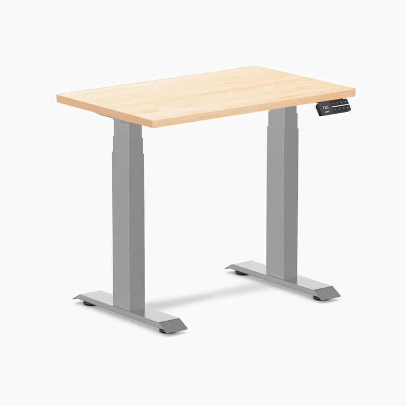 Desky Dual Mini Hardwood Sit Stand Desk image number 0