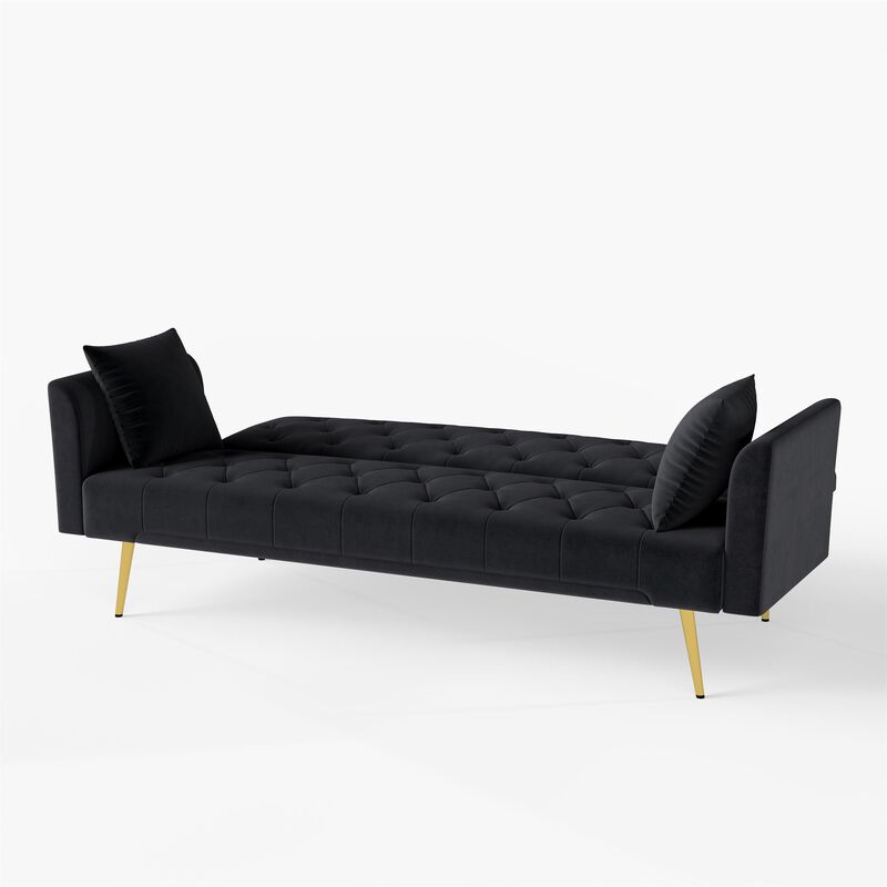 Limpis 72 inch foldable sleeper sofa image number 4