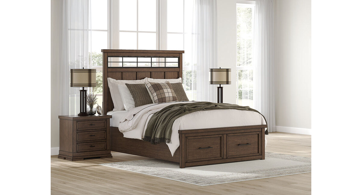 Taffenbrook Queen Panel Storage Bed