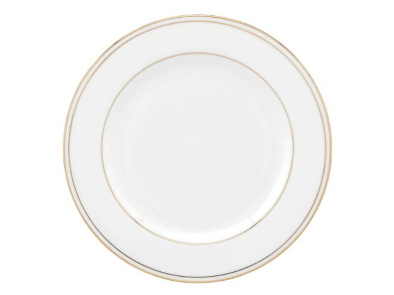 Lenox Federal Gold Bread Plate, Butter, White